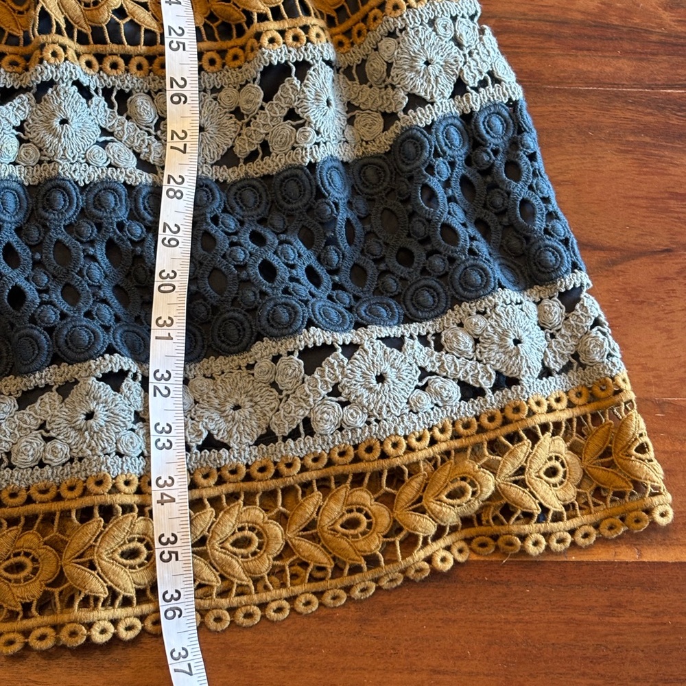 Maeve by Anthropologie Crochet Fit and Flare Mini Dress - Picture 10 of 11